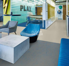 Forbo Marmoleum Decibel on Order 336935 titanium фото 3 | FLOORDEALER